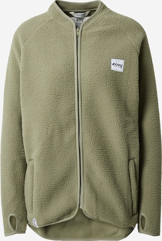 Eivy Athletic Fleece Jacket 'Redwood' in Green: front