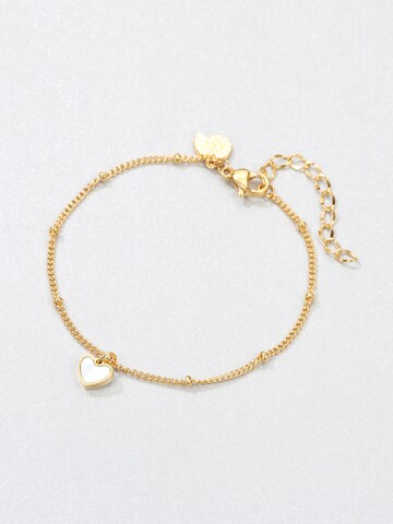 Braccialetto 'Heartbeat' di Hey Happiness in oro