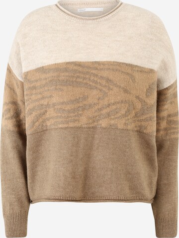 Pull-over 'JADE' ONLY en beige : devant