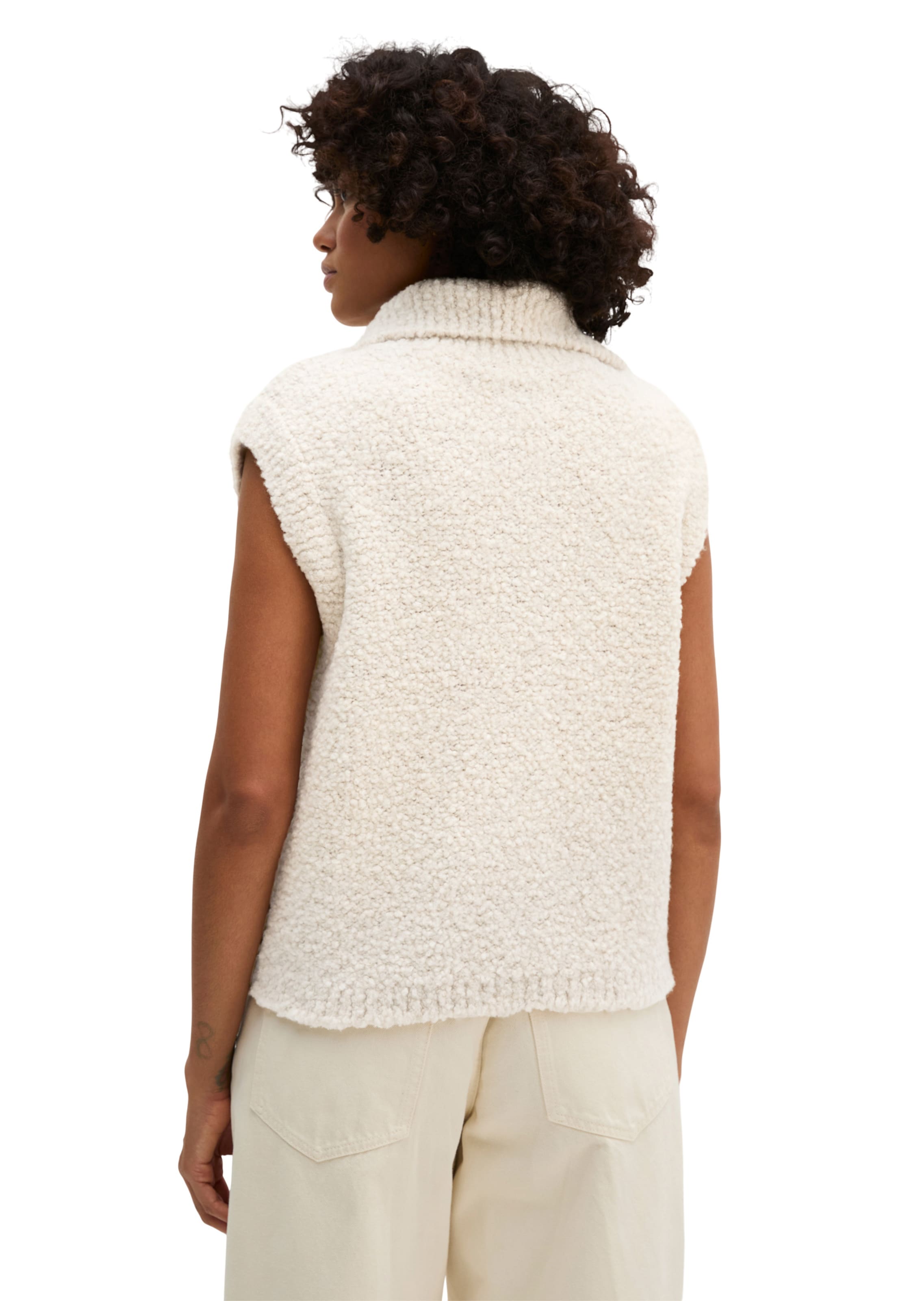 Marc O'Polo Gebreid vest in Beige