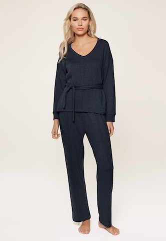 Tenue d'intérieur LingaDore en bleu : devant