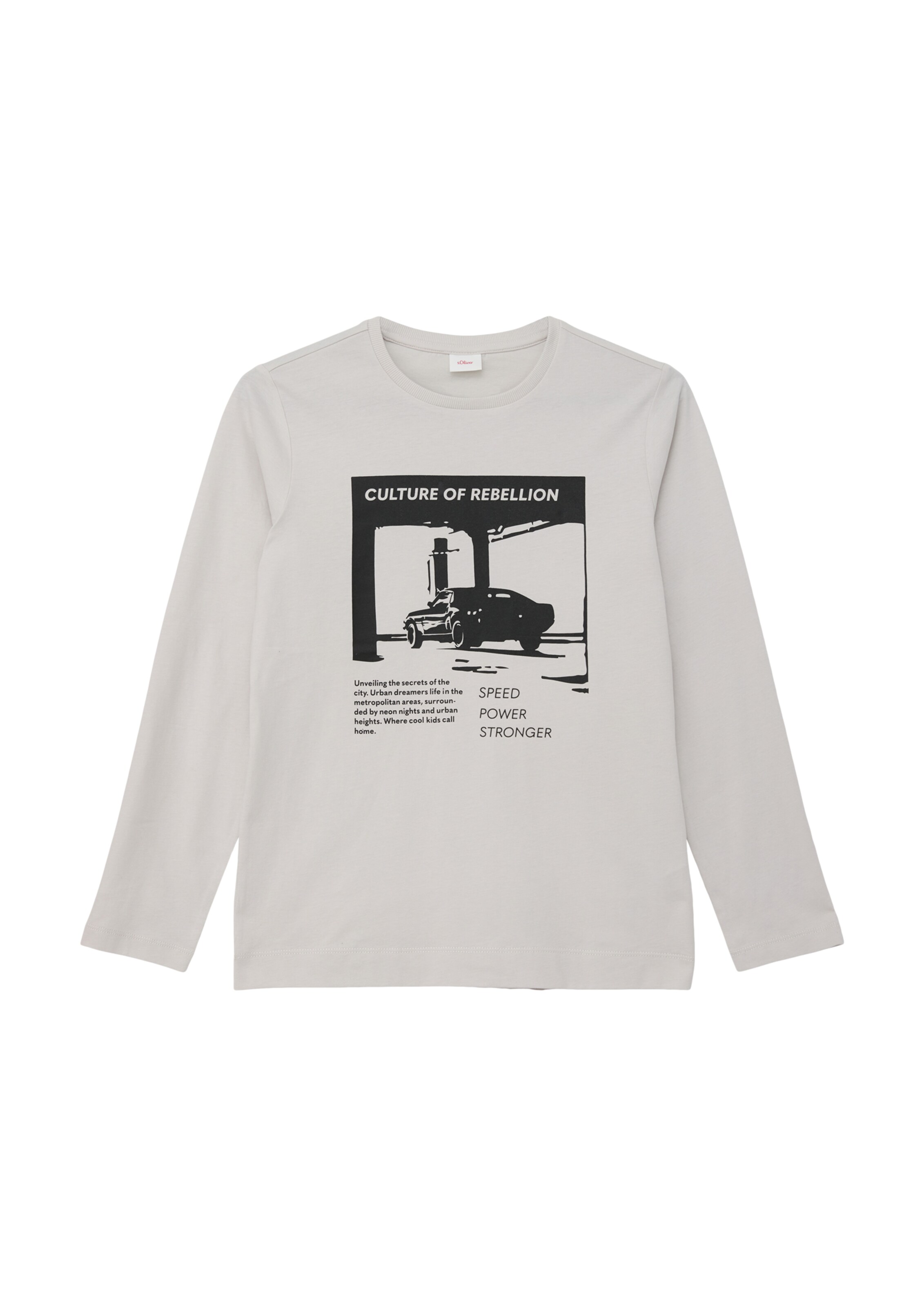 T-Shirt s.Oliver en gris : devant