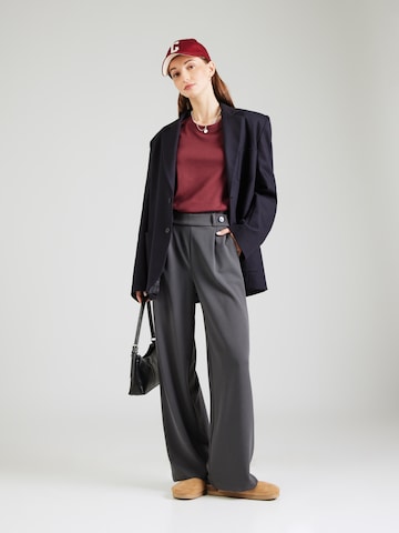 VERO MODA Wide Leg Laskoshousut 'VMSTAR' värissä harmaa