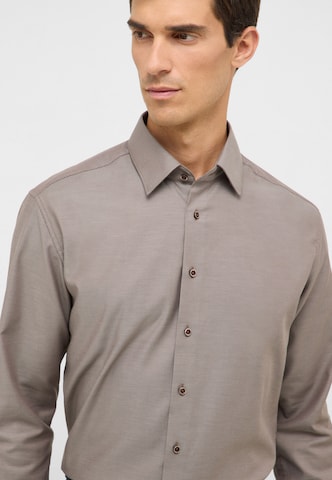 ETERNA Regular fit Overhemd in Bruin