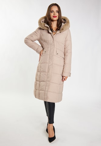 faina - Abrigo de invierno en beige: frente