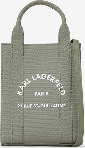 Karl Lagerfeld Nákupní taška – zelená: přední strana
