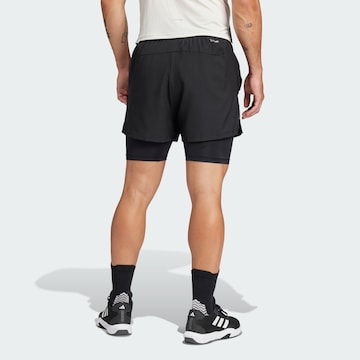 ADIDAS PERFORMANCE Slim fit Sports trousers 'Gym+' in Black