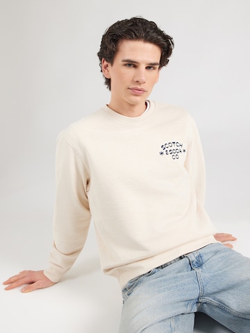 SCOTCH & SODA Sweatshirt i gul: framsida