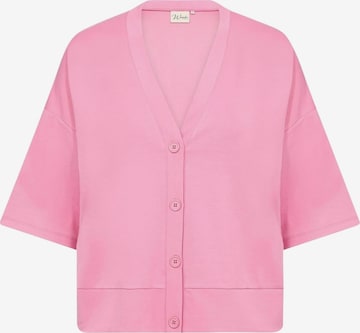 Cardigan Wasabi Concept en rose : devant