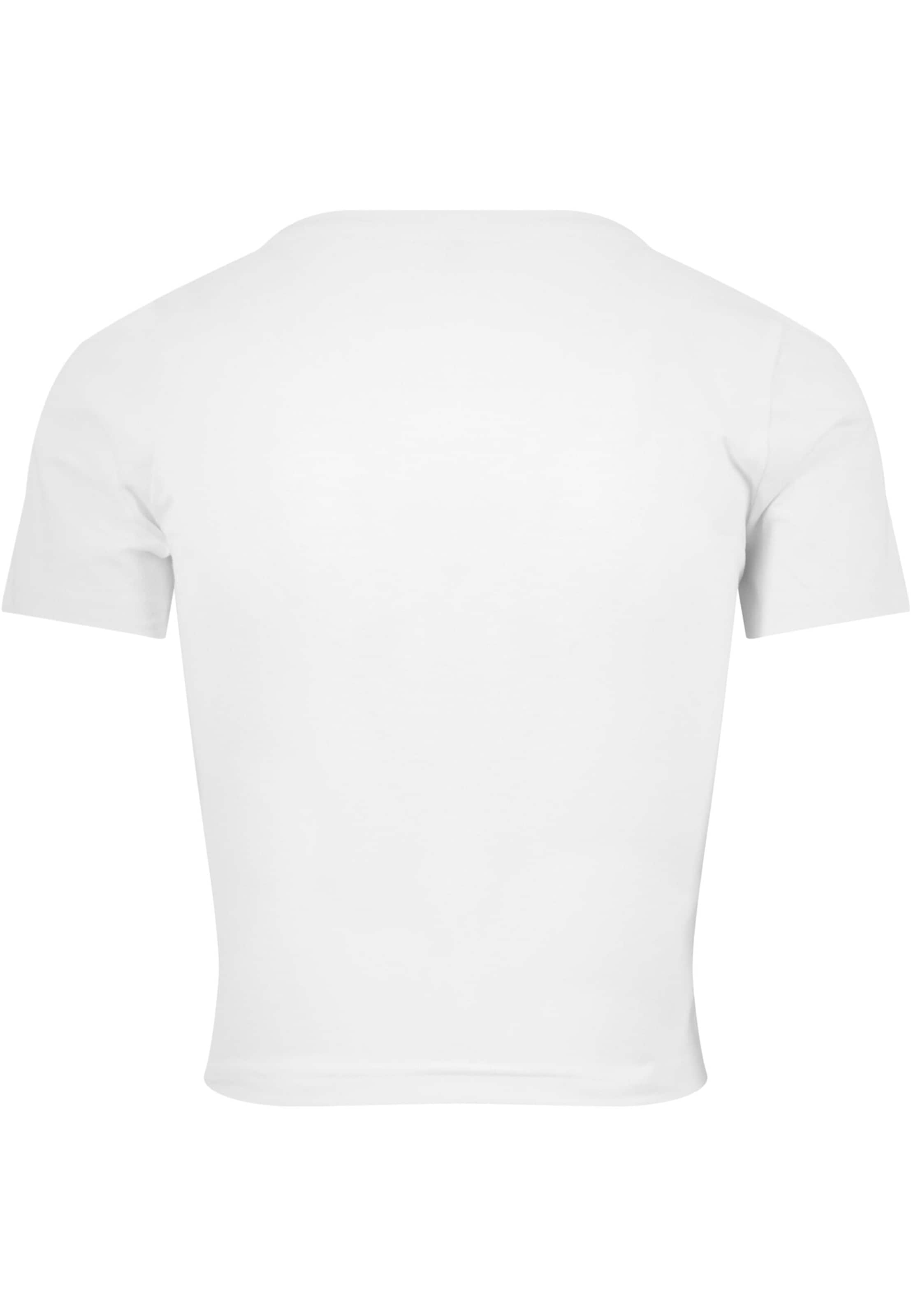 T-shirt 'Happines' Merchcode en blanc