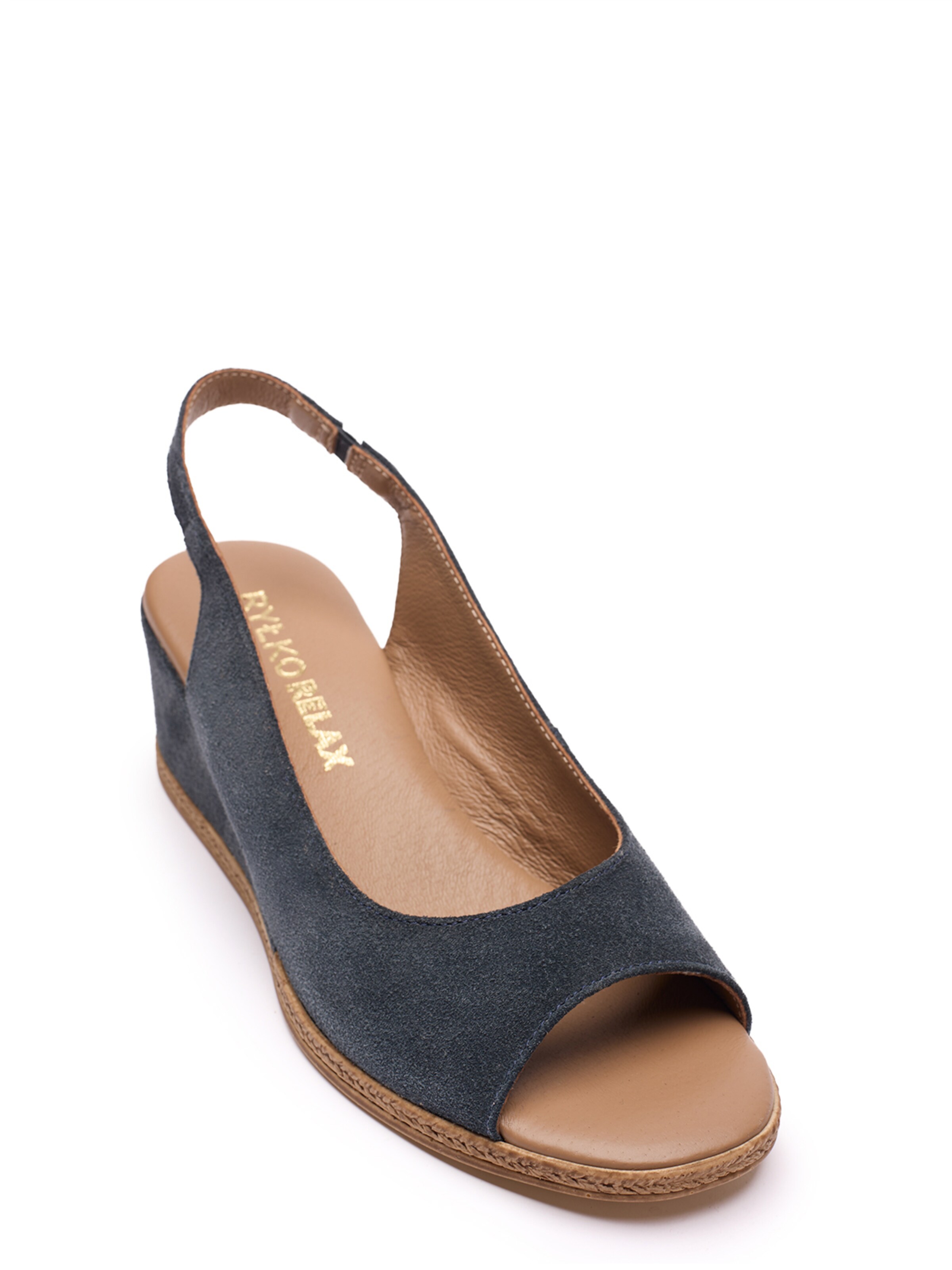 Décolleté sling di RYŁKO in grigio