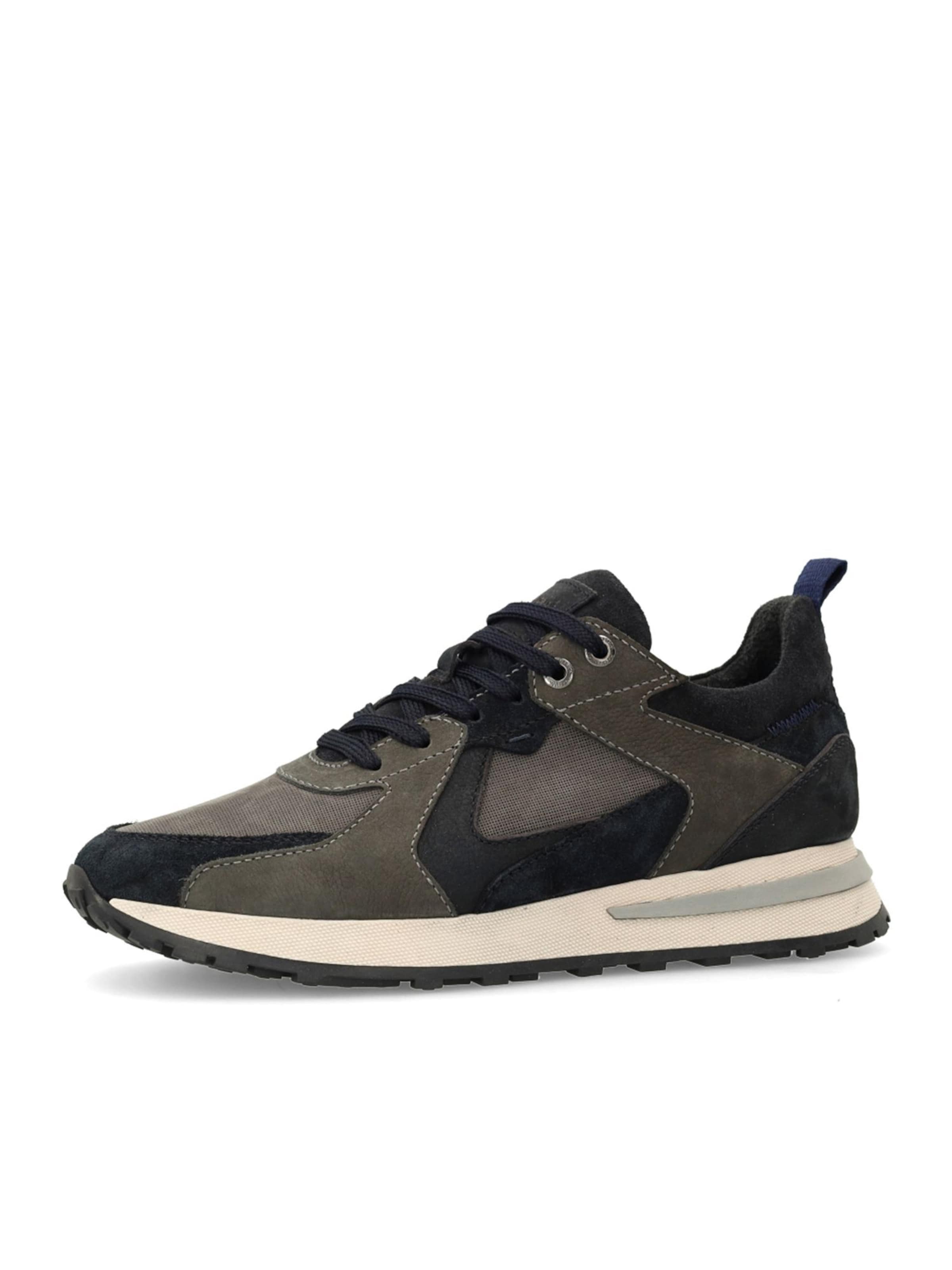 Baskets basses MANFIELD en bleu : devant