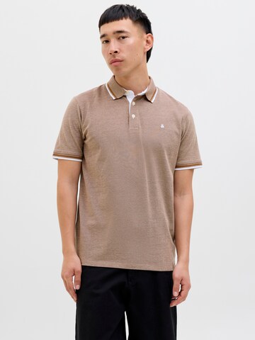 JACK & JONES Shirt 'JJEPaulos' in Brown: front