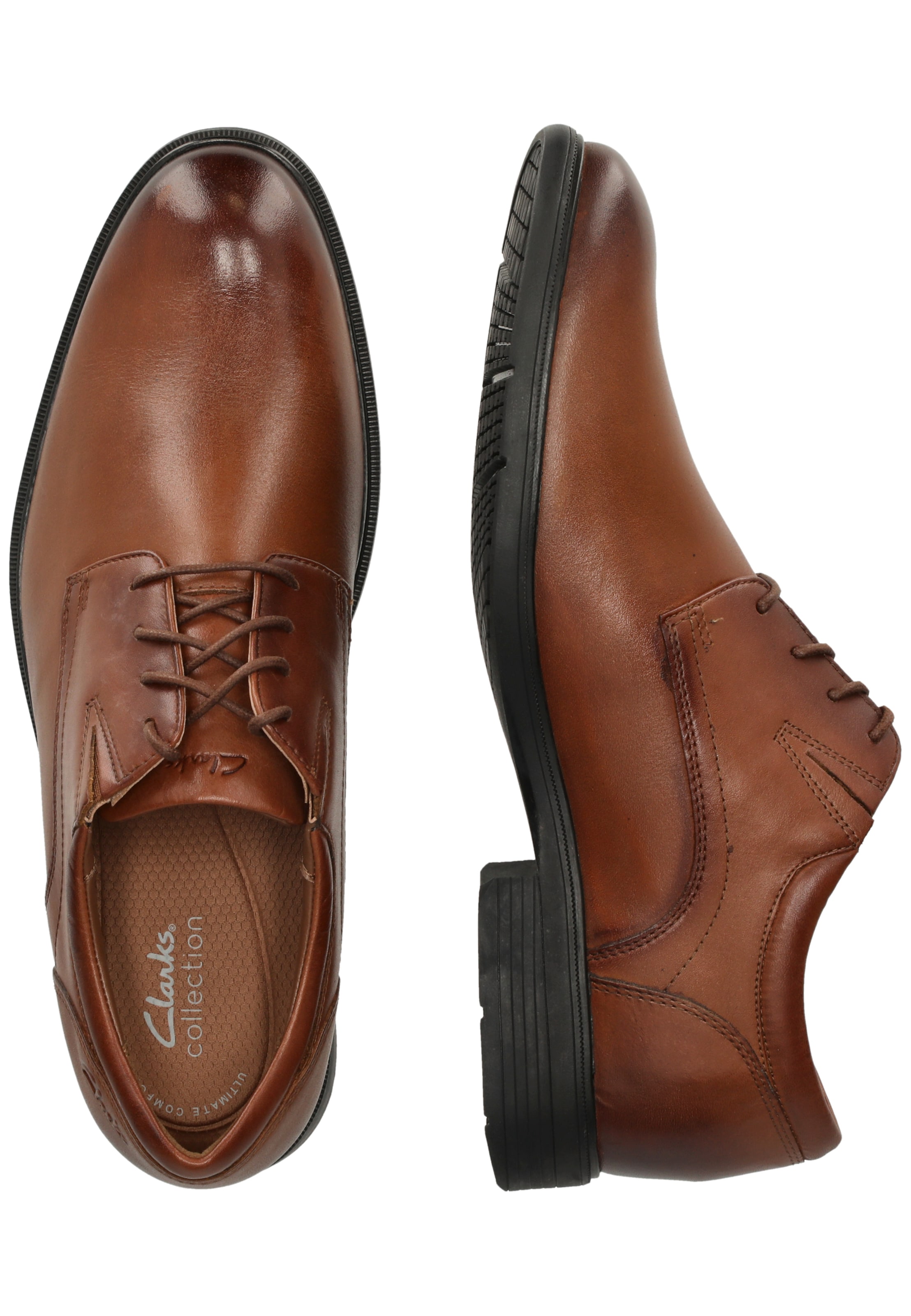 CLARKS Veterschoen 'Steadwell Lace' in Bruin