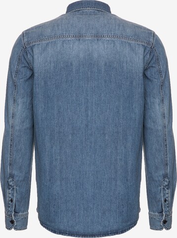 DRYKORN Regular fit Button Up Shirt 'Liet' in Blue