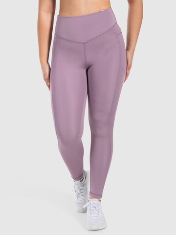 Coupe slim Leggings ' Leticia ' Smilodox en violet : devant