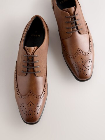 Next Čevlji na vezalke 'Brogue' | rjava barva