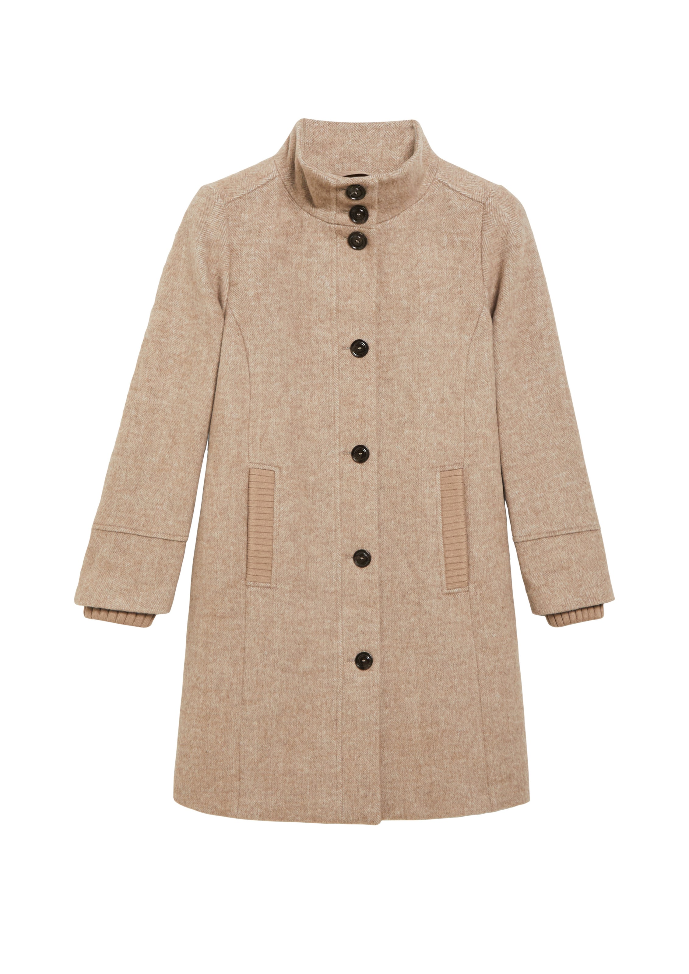 Manteau mi-saison s.Oliver en beige : devant