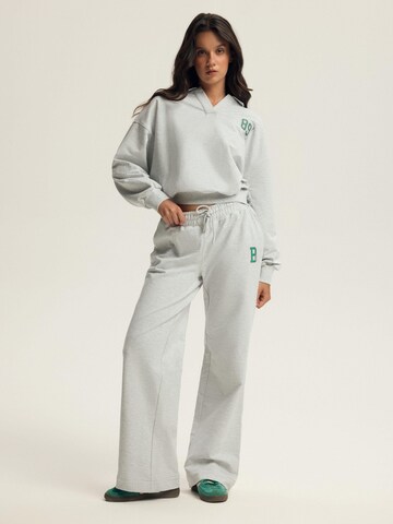 ESOTIQ Wide leg Pants 'Kayci' in Grey: front