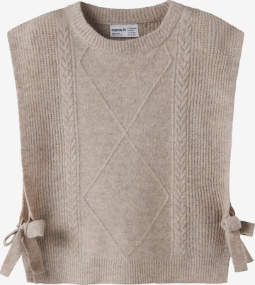 NAME IT - Jersey en marrón: frente