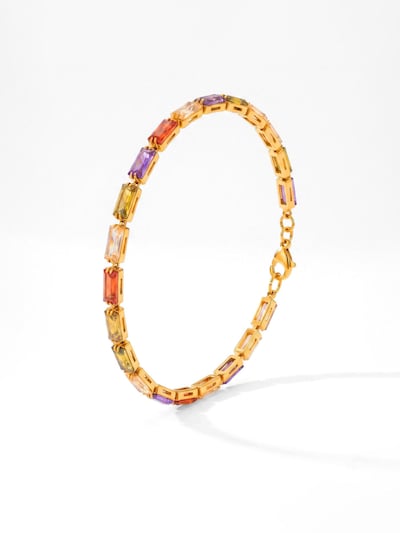 Nemomatheo Armband 'Armband Prisma Infini' in 18-23 cm in gold, Produktansicht