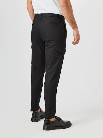BURTON MENSWEAR LONDON Slimfit Bojówki w kolorze czarny