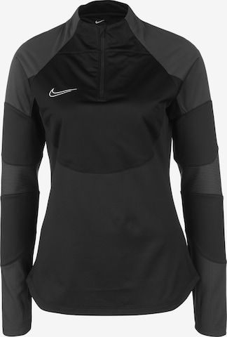 NIKE Functioneel shirt in Zwart: voorkant