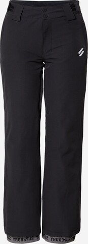 Superdry Snow Normální Sportovní kalhoty – černá: přední strana