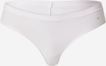 TRIUMPH - Tanga 'Smart Micro' em branco: frente