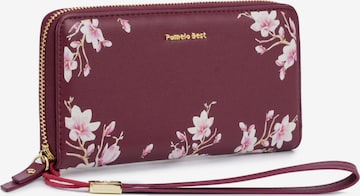 Portamonete 'Pomelo Best Portemonnaie Damen mit Blumenprint' di Pomelo Best in rosso: frontale
