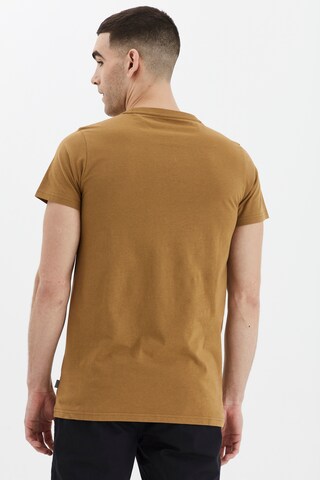 !Solid Shirt 'PEKO' in Bruin: voorkant