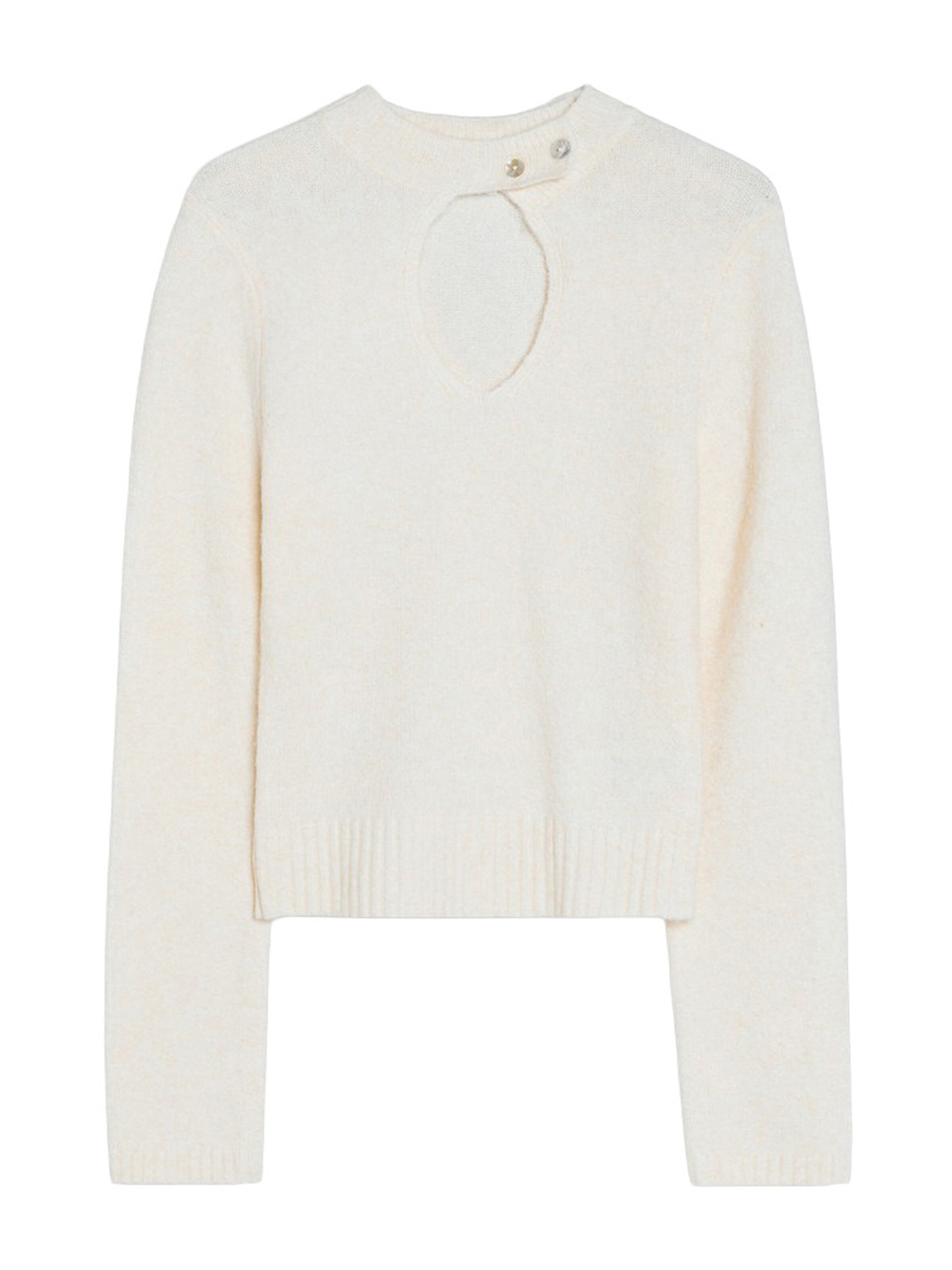 Bershka Sweater in Beige: front