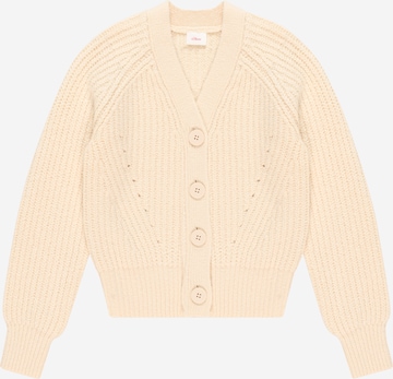 s.Oliver Cardigan i beige: forside