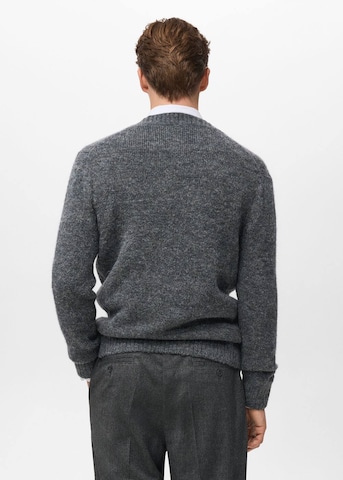 MANGO MAN Cardigan mantua in Grau