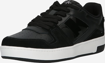 Calvin Klein Jeans Sneakers laag 'Basket' in Zwart: voorkant