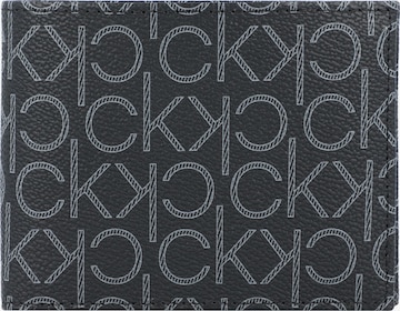 Calvin Klein Портмоне в черно: отпред