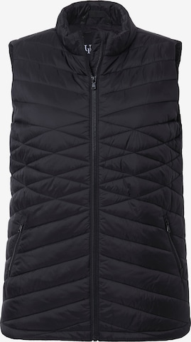 Ulla Popken Weste in Schwarz: Vorderseite