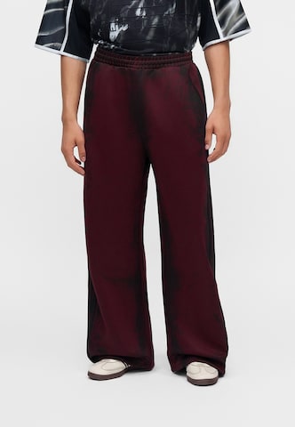 ADIDAS ORIGINALSWide Leg/ Široke nogavice Hlače 'Adilenium 6' - crvena boja: prednji dio