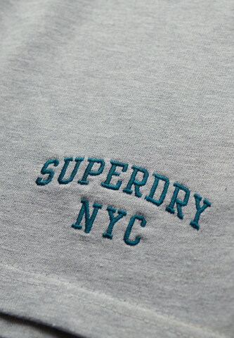 Superdry Wide leg Broek in Grijs