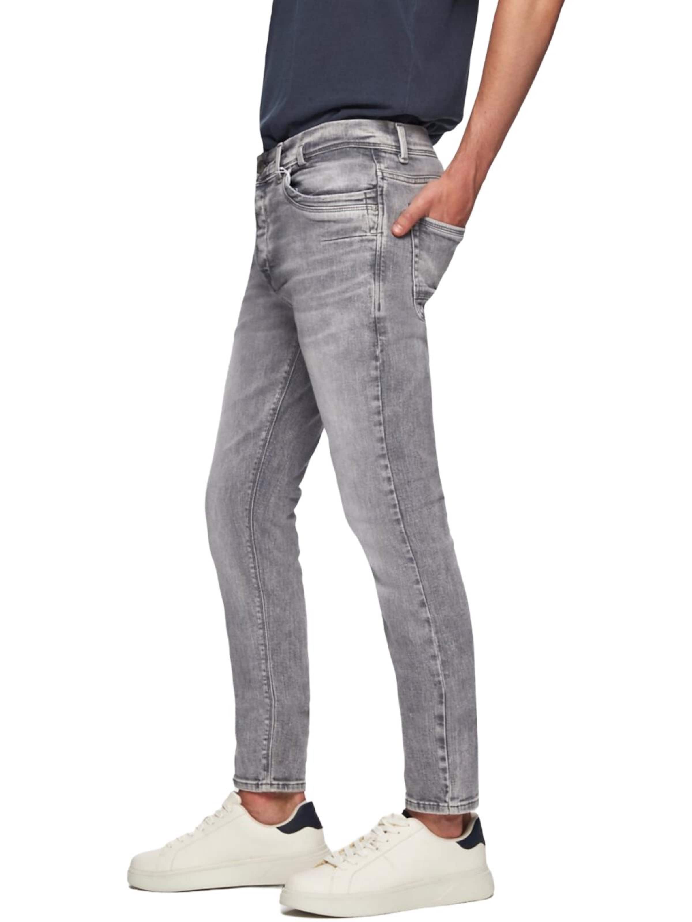LTB Jeans - Skinny Vaquero 'LTB Jeans Servando 600 Skinny Leg Mid Waist Jeanshose' en gris