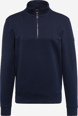 Petrol Industries Sweatshirt 'Collar' in Blue: front