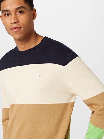 TOMMY HILFIGER Pullover in Beige