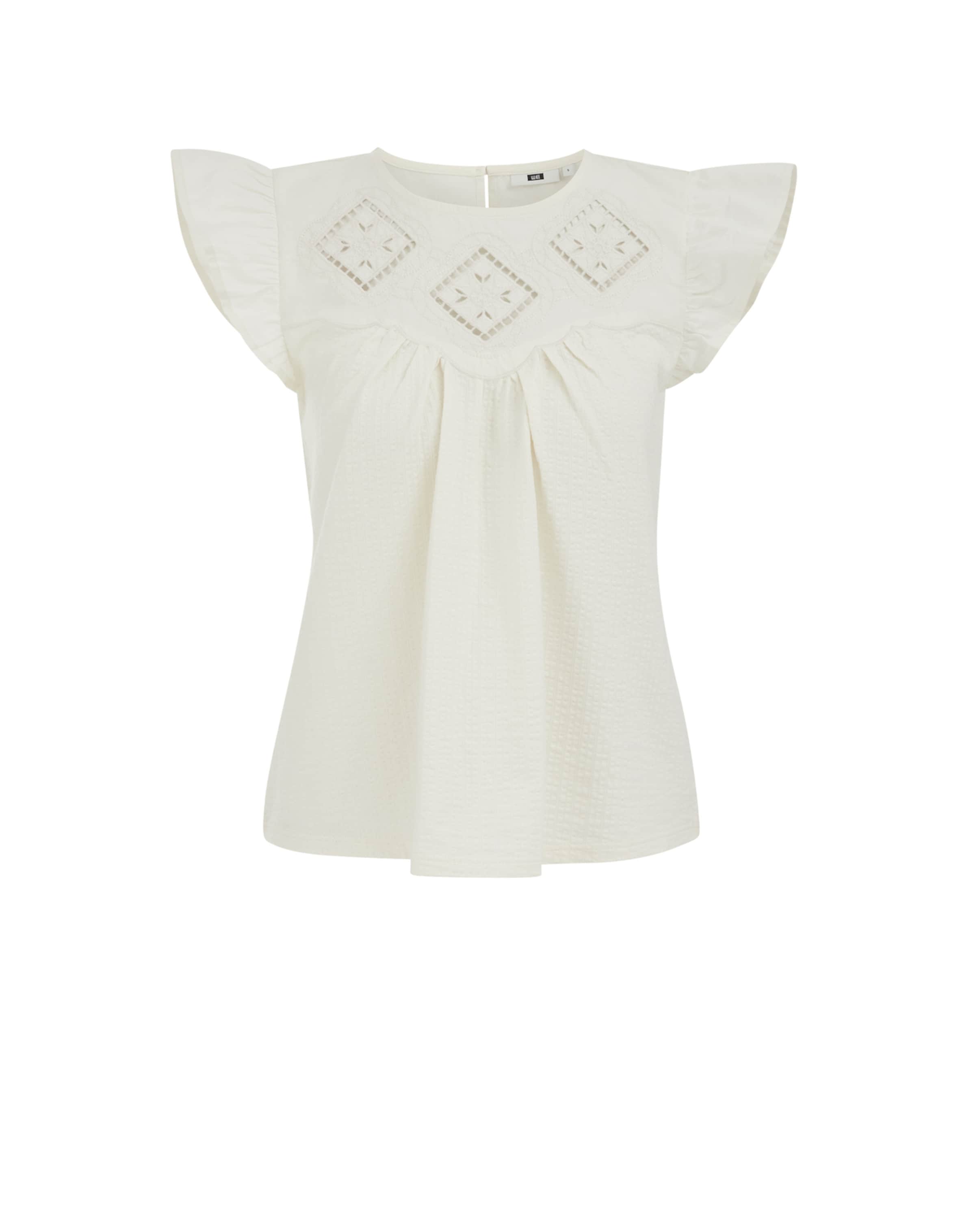 WE Fashion Blúz - bézs: elől