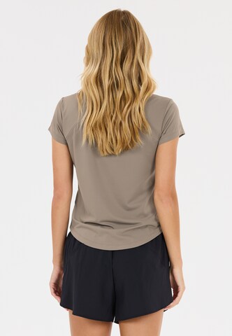 Athlecia Performance shirt 'Doja' in Brown