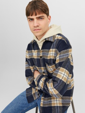 JACK & JONES Comfort Fit Košeľa 'Zac' - Modrá