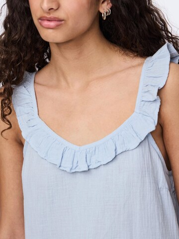 PIECES Top 'PCSastina' in Blauw