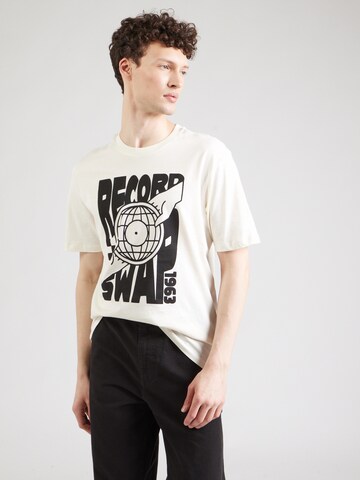 Ben Sherman Shirt 'Record Swap' in Beige: Vorderseite