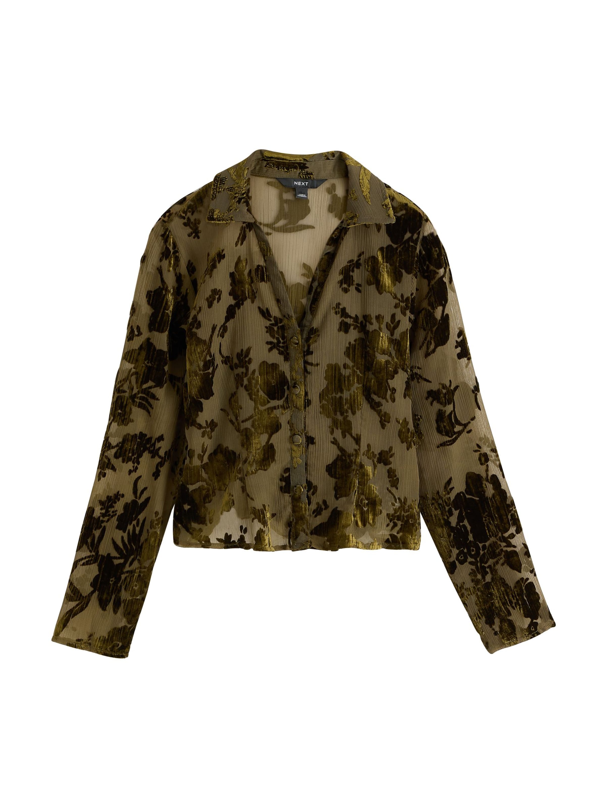 Next - Blusa en verde: frente