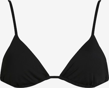 Calvin Klein Swimwear Triangel Bikinitop in Zwart: voorkant