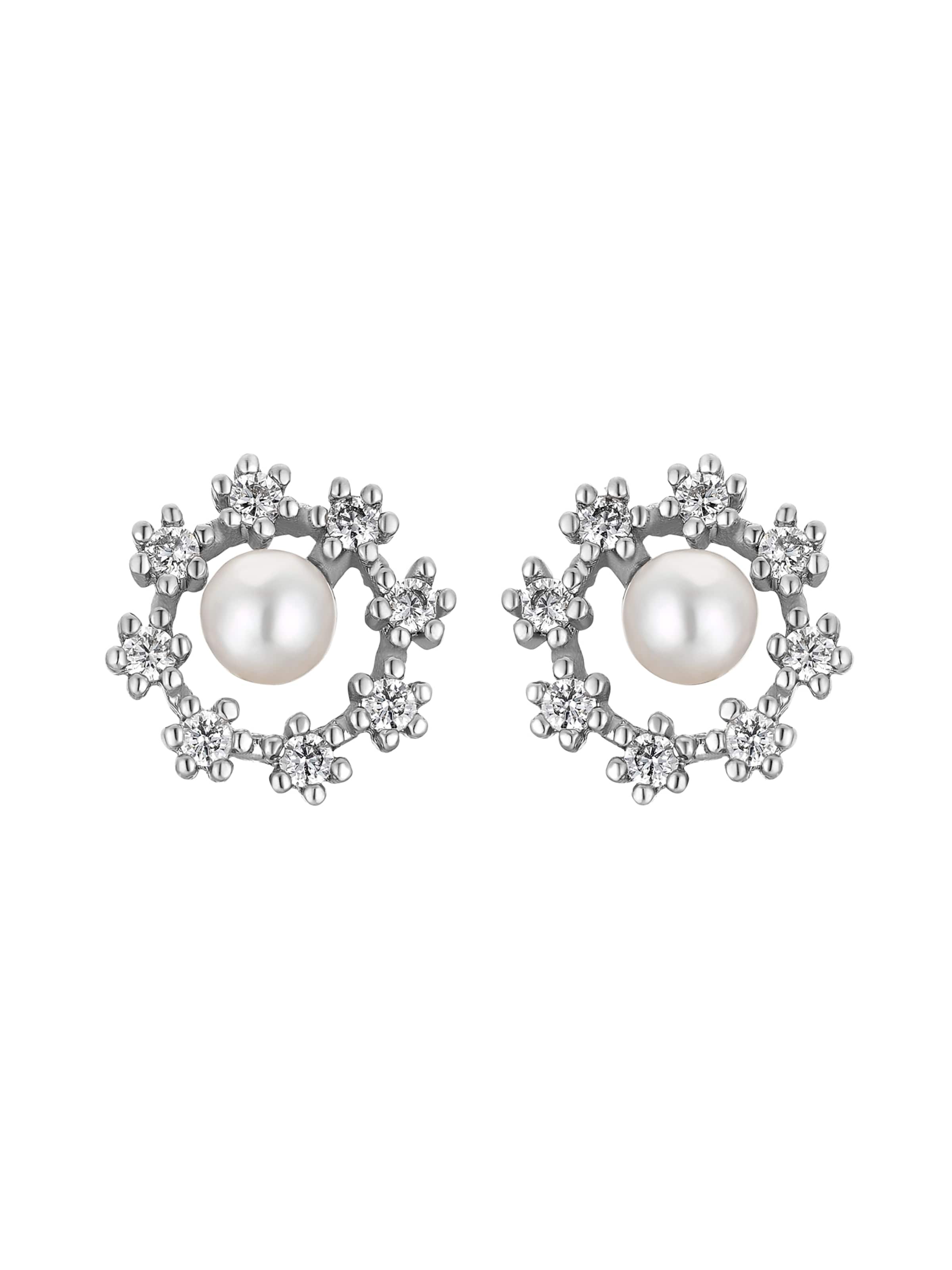 Heideman Ohrringe 'Ann' in Silber: Vorderseite